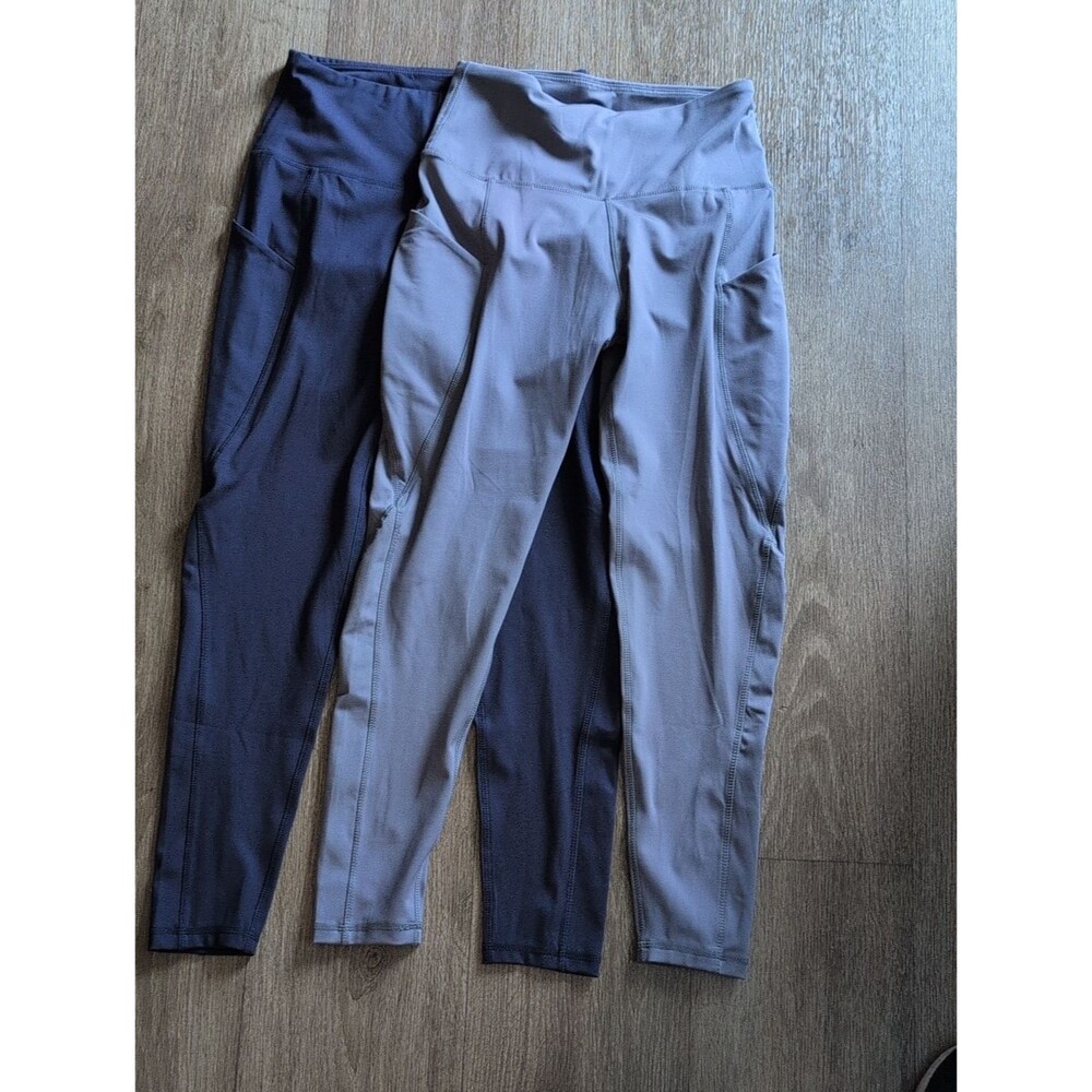 Women's Performance Activewear Pants - Gray and Navy